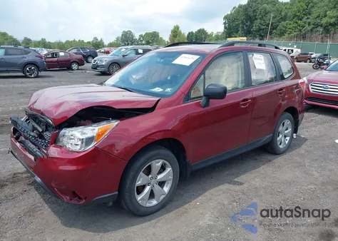 2016 Subaru Forester 2.5I from USA, damaged, VIN JF2SJABC0GH502149